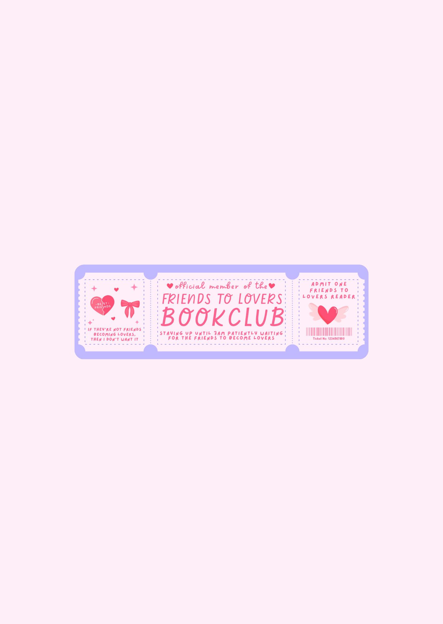 Friends to Lovers Book Club - Bookmarks