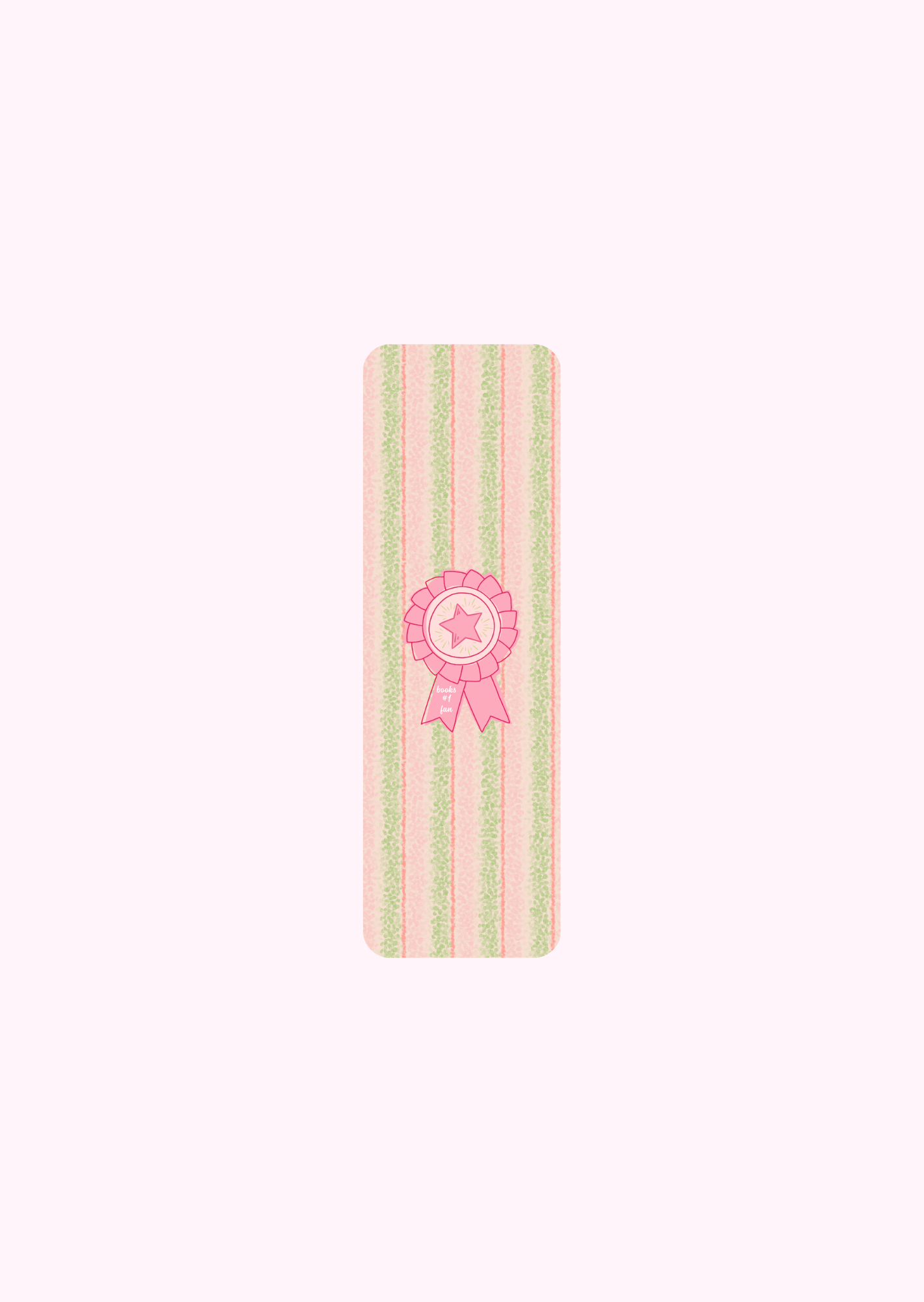 Books #1 Fan Ribbon - Bookmarks