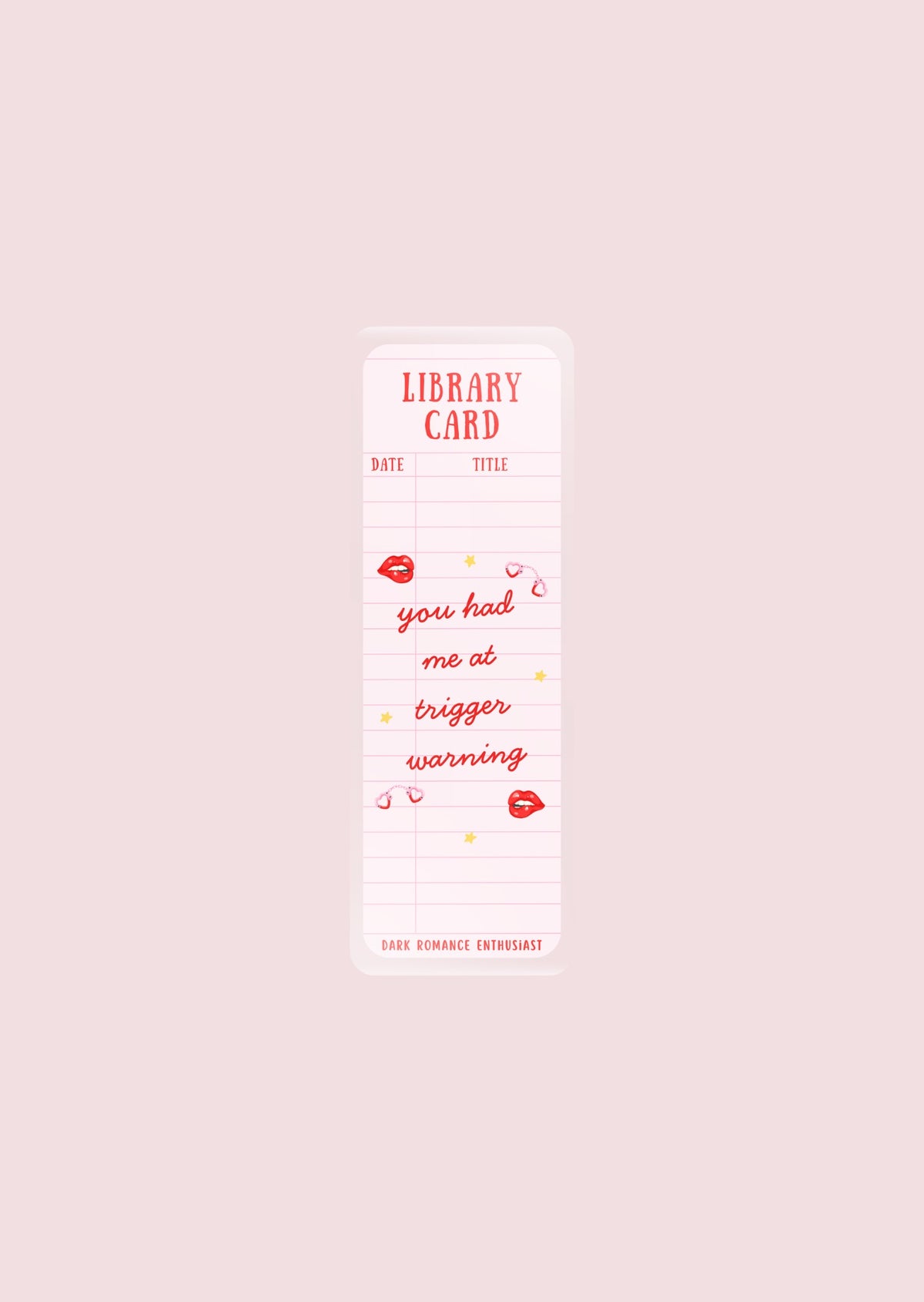 You Had Me At Trigger Warning - Bookmarks