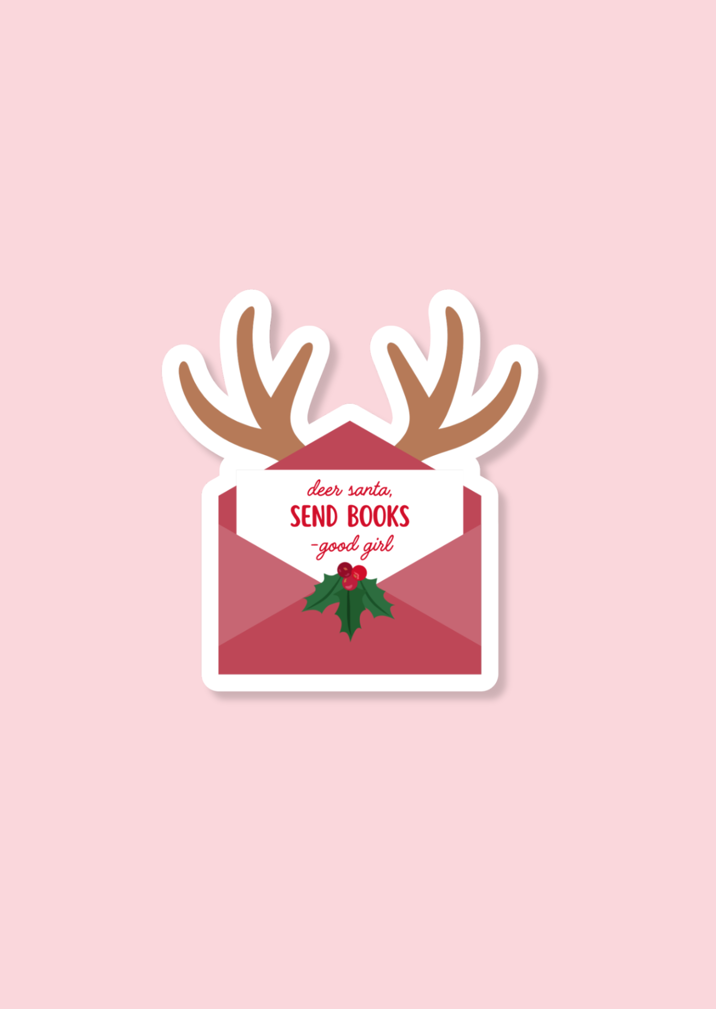 Deer Santa Send Books - Stickers