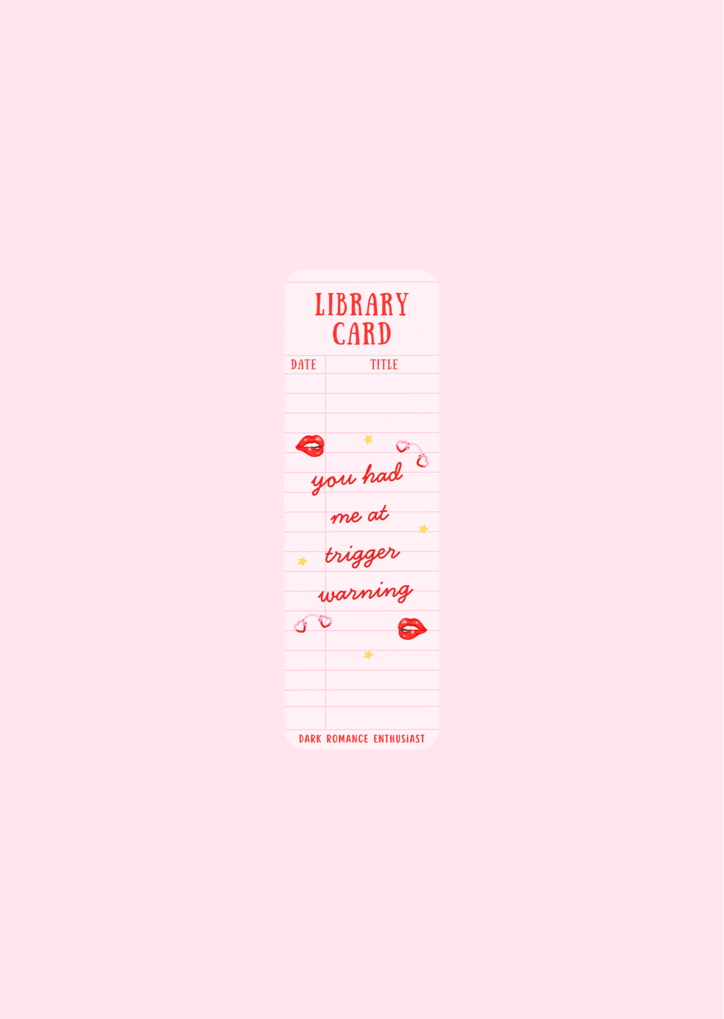 You Had Me At Trigger Warning - Bookmarks