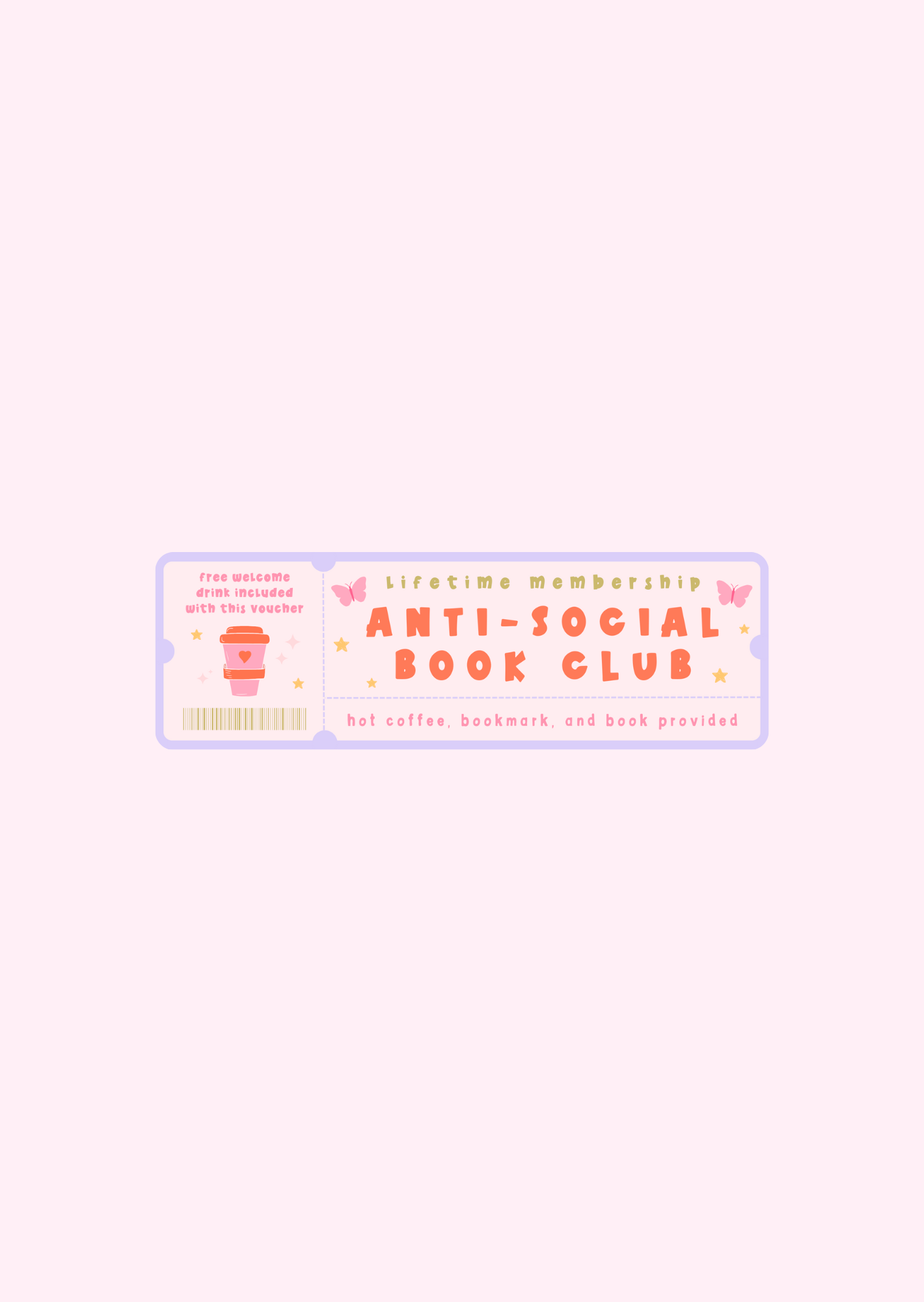 Anti Social Book Club - Bookmarks