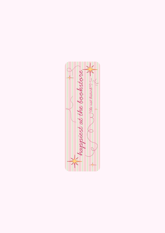 Happiest At The Bookstore - Bookmarks