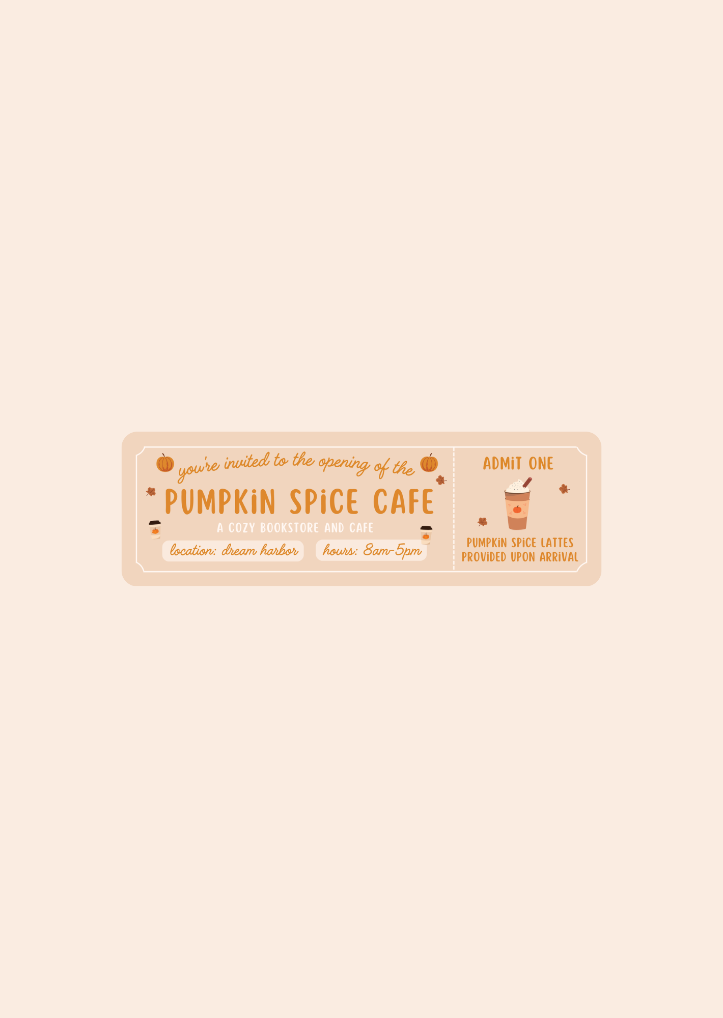 Pumpin Spice Cafe - Bookmarks