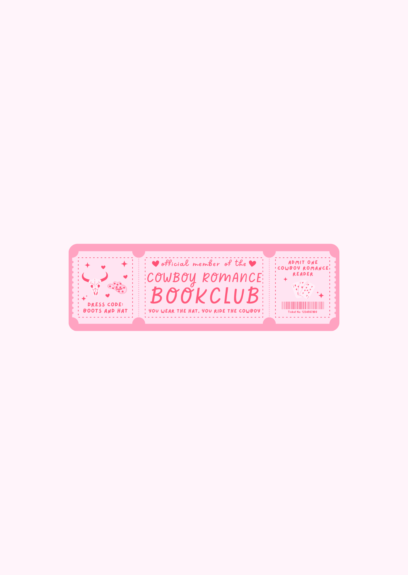 Cowboy Romance Book Club - Bookmarks