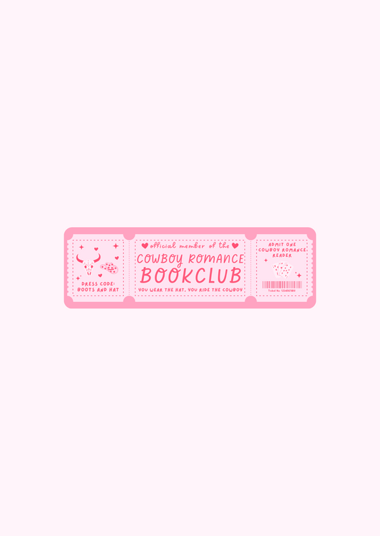 Cowboy Romance Book Club - Bookmarks