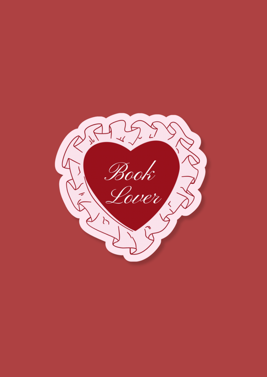 Book Lover Heart - Stickers