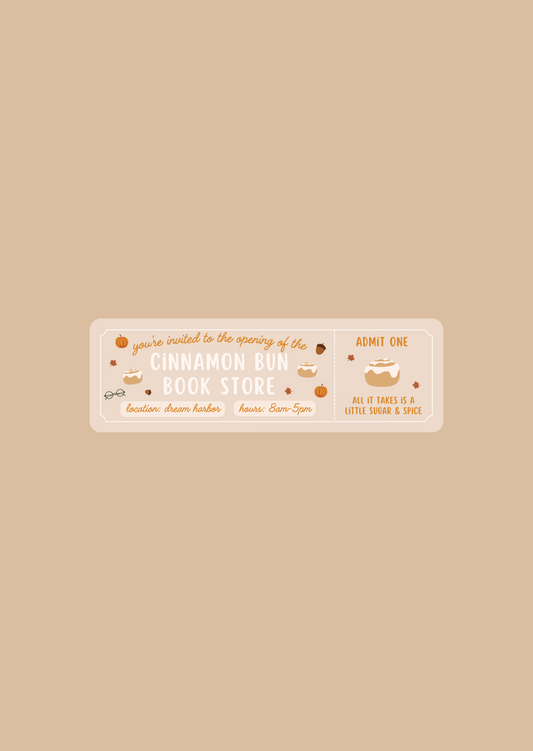 Cinnamon Bun Book Store - Bookmarks