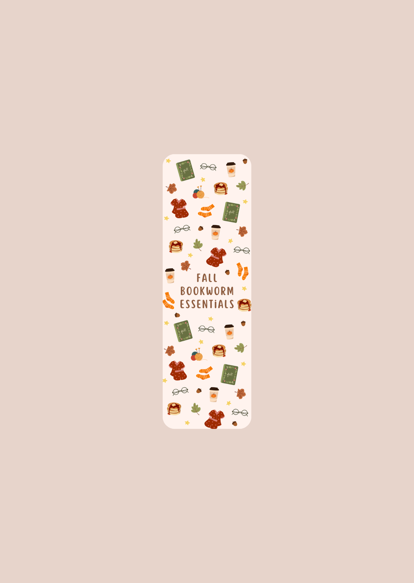 Fall Bookworm Essentials- Bookmarks