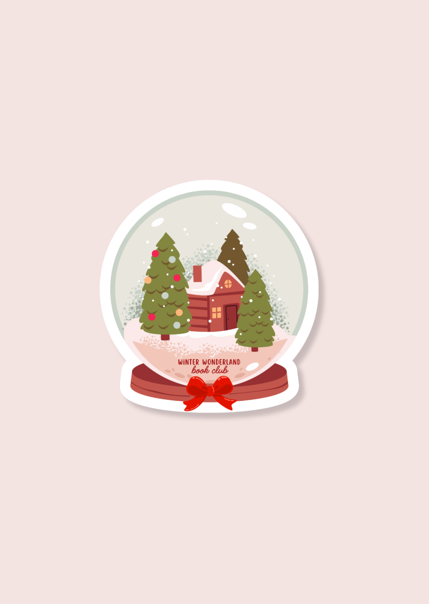 Winter Wonderland Book Club Snow Globe - Stickers