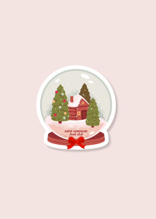 Winter Wonderland Book Club Snow Globe - Stickers