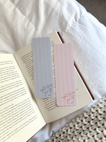 Right Where You Left Me - Bookmarks