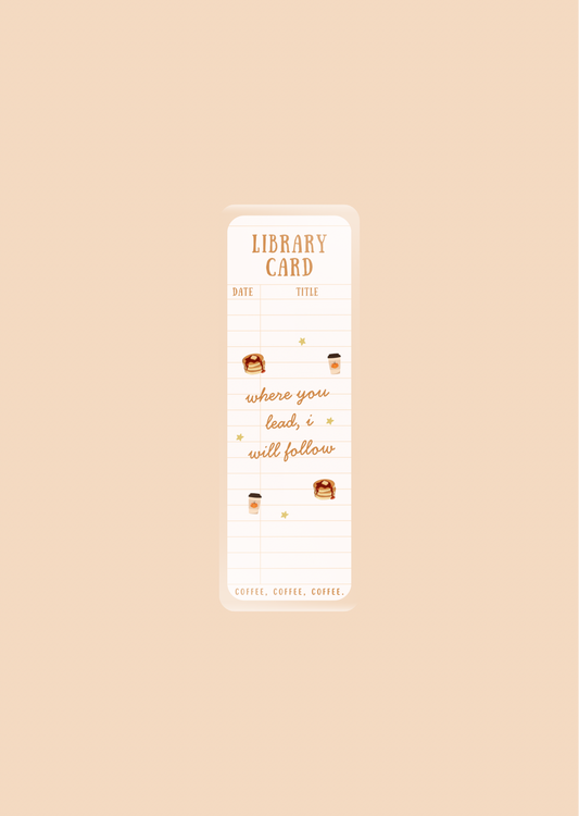 Where You Lead, I Will Follow - Bookmarks