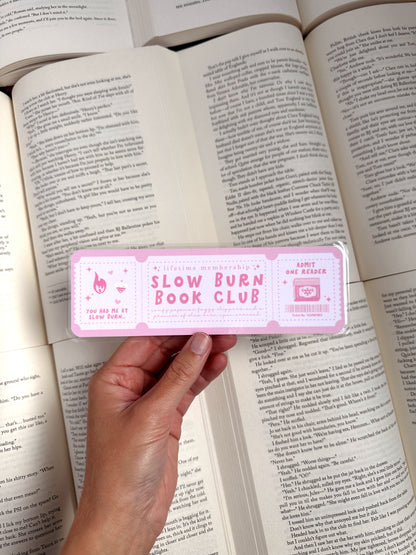 Slow Burn Book Club - Bookmarks