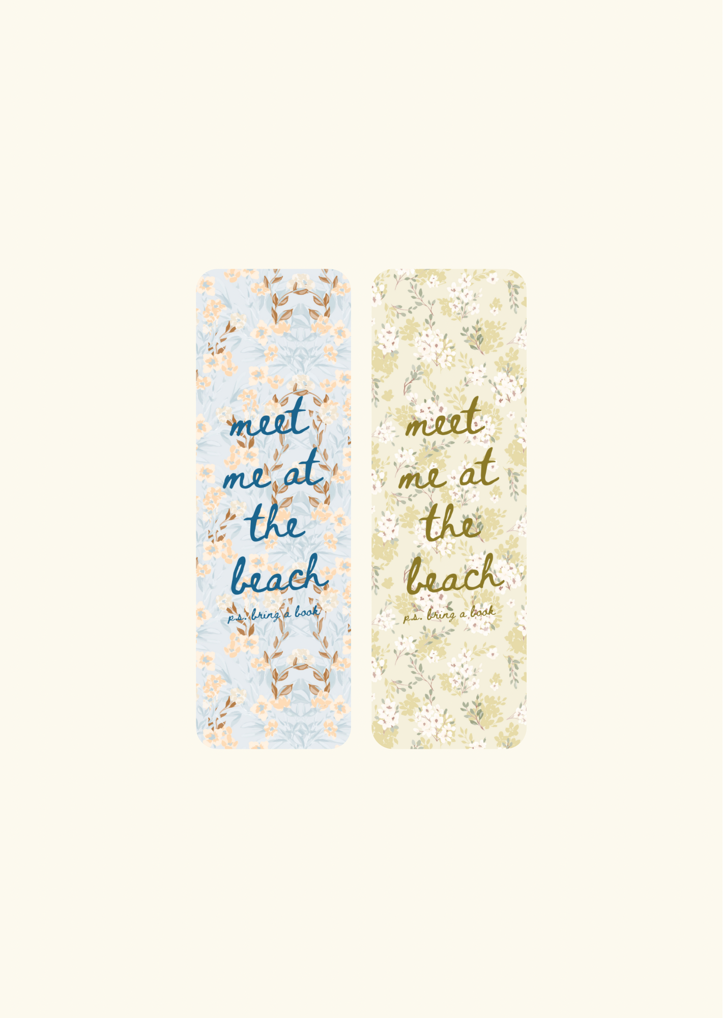 Meet Me At the Beach - Bookmarks