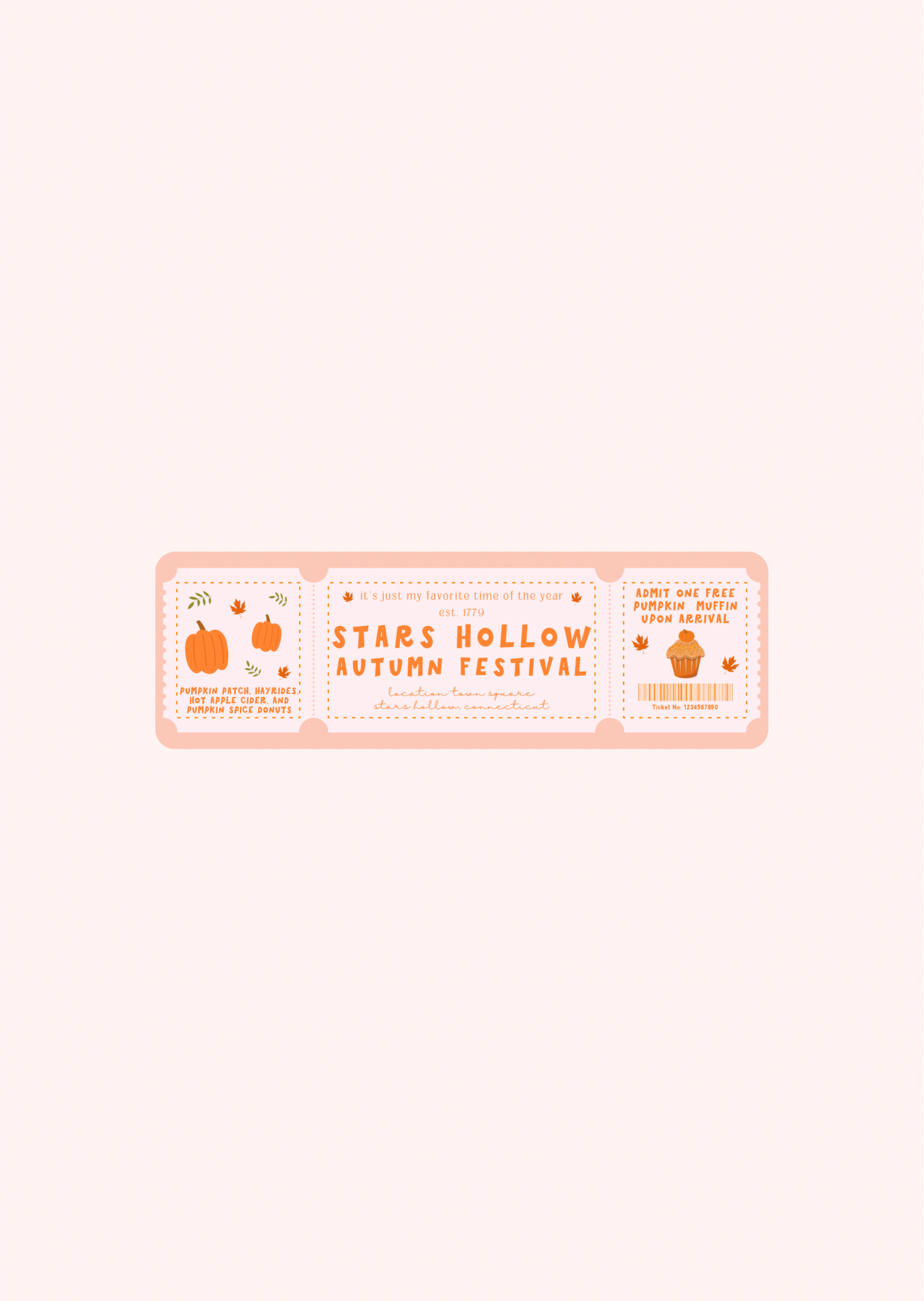 Stars Hollow Autumn Festival - Bookmarks