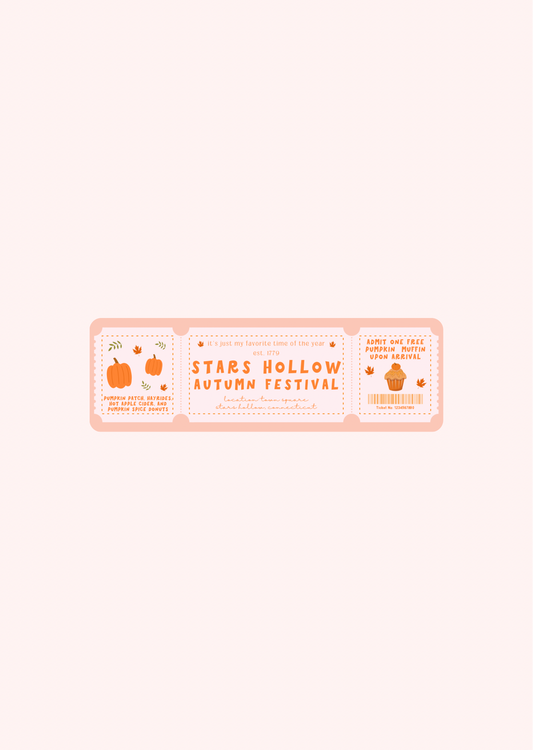 Stars Hollow Autumn Festival - Bookmarks