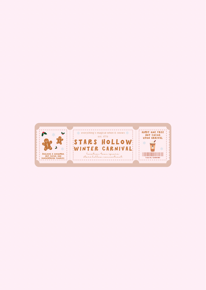 Stars Hollow Winter Carnival - Bookmarks