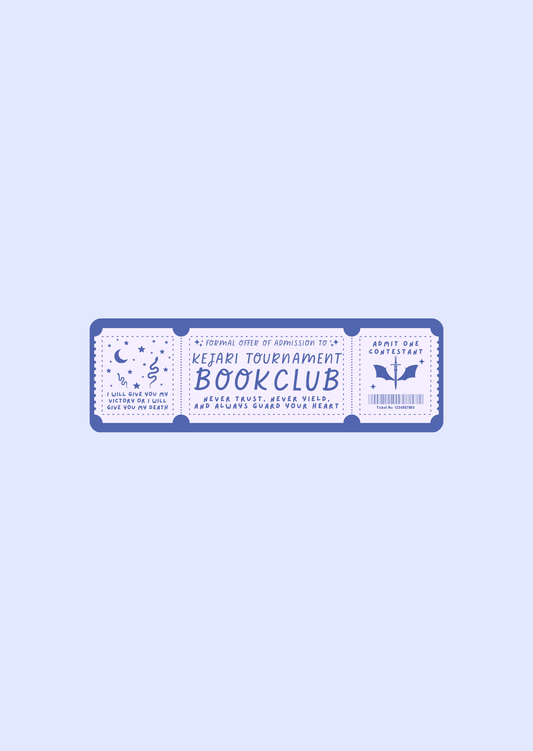 Kejari Tournament Book Club - Bookmarks