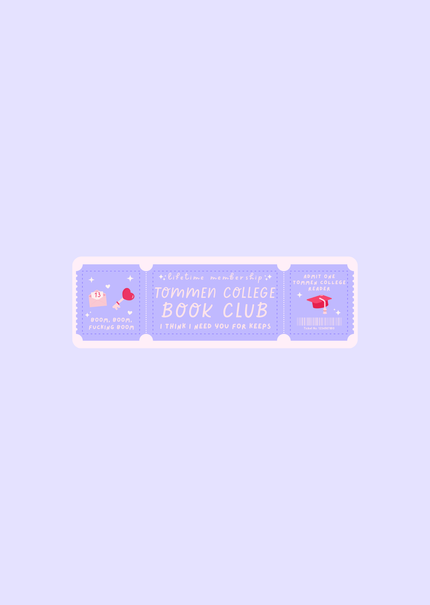 Tommen College Book Club - Bookmarks