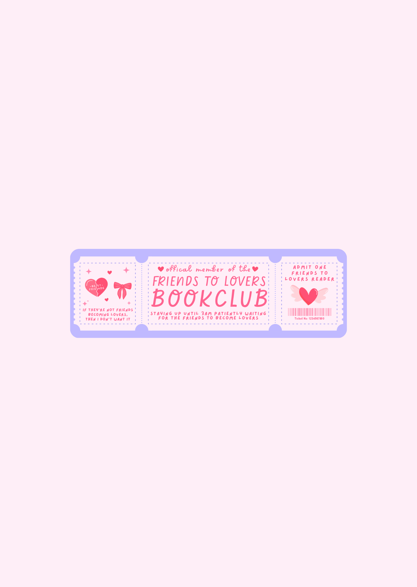 Friends to Lovers Book Club - Bookmarks