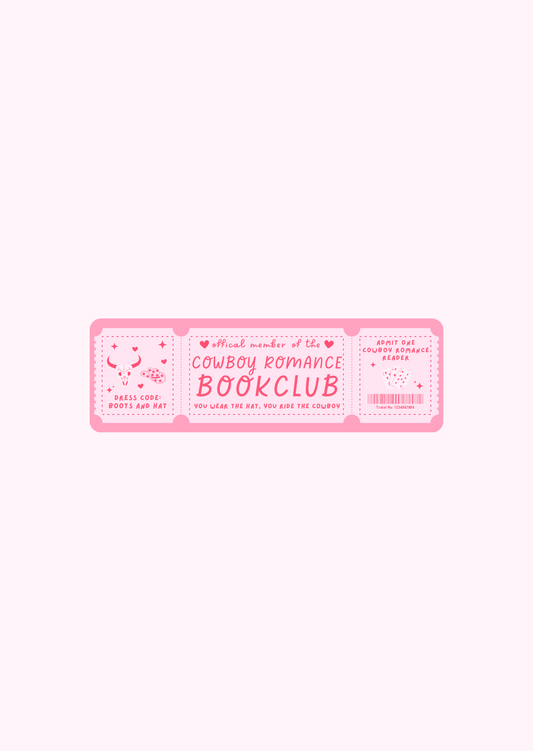 Cowboy Romance Book Club - Bookmarks